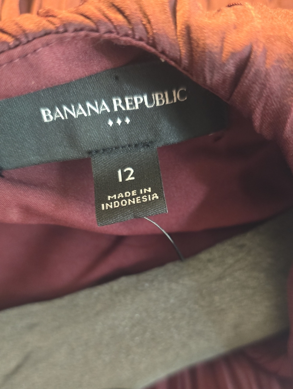 Banana Republic Elegant Sleeveless Pleated Midi Dress in Deep Plum - Picture 2 of 13